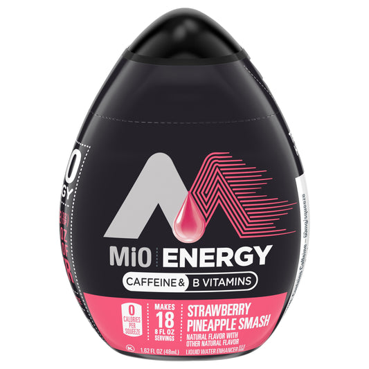 MiO Energy Strawberry Pineapple Smash Liquid Water Enhancer Drink Mix, 1.62 fl. oz. Bottle
