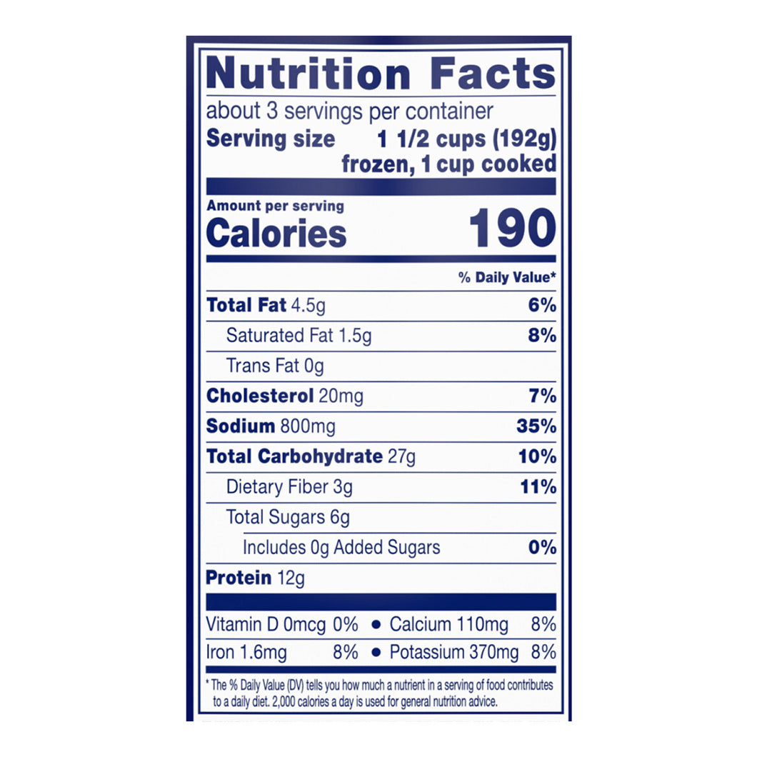 Birds Eye Voila! Three Cheese Chicken Frozen Meal, 21 OZ Bag