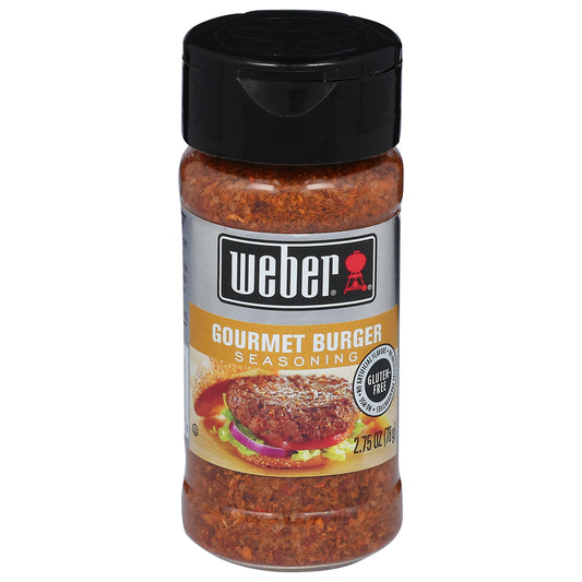 Weber Gourmet Burger Seasoning, Kosher, 2.75 OZ
