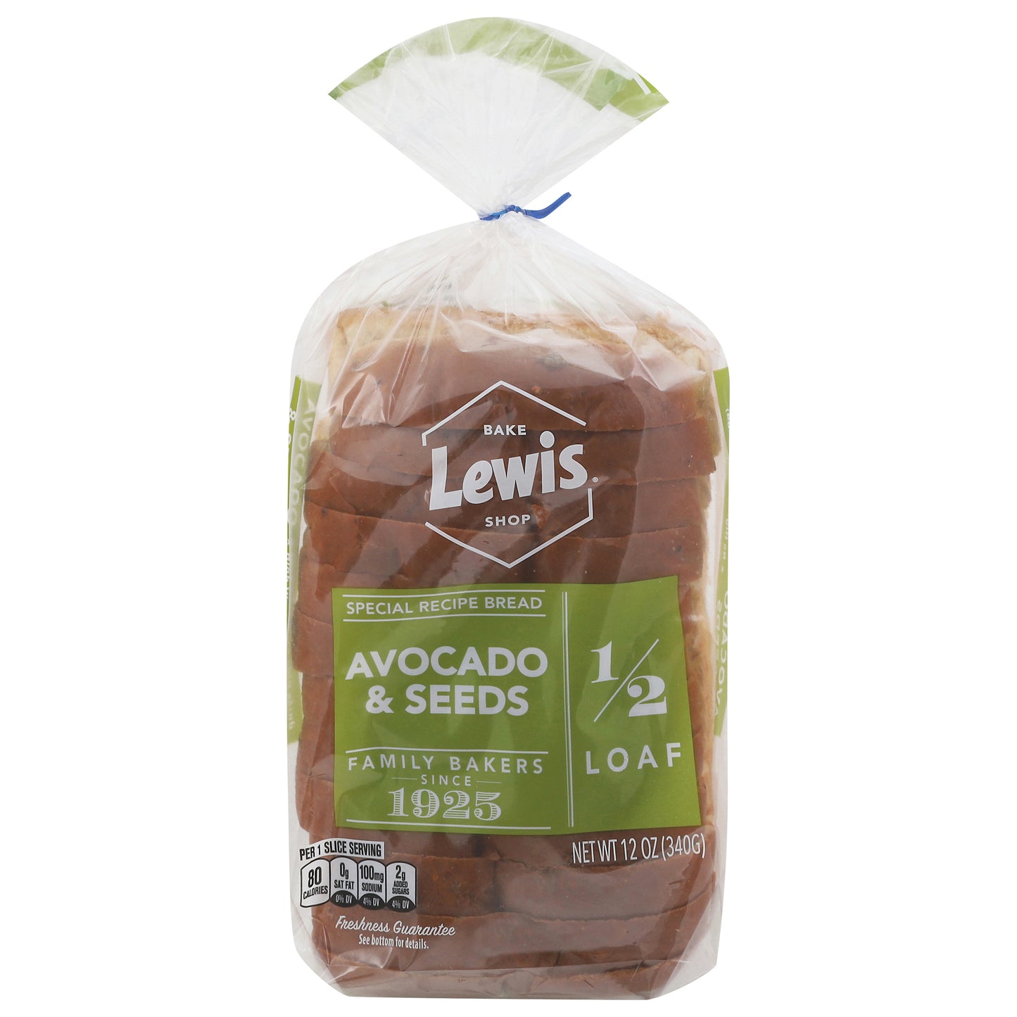 Lewis Bake Shop Avocado & Seeds Bread 1/2 Loaf 12 oz