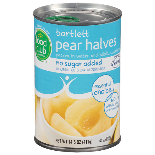 Food Club Essential Choice Bartlett Pear Halves 14.5 oz