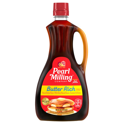 Pearl Milling Company Butter Rich Syrup Natural Butter 24 Fl Oz