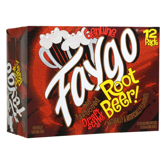 Faygo Draft Style Root Beer Cans