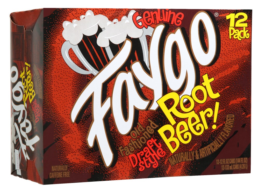 Faygo Draft Style Root Beer Cans