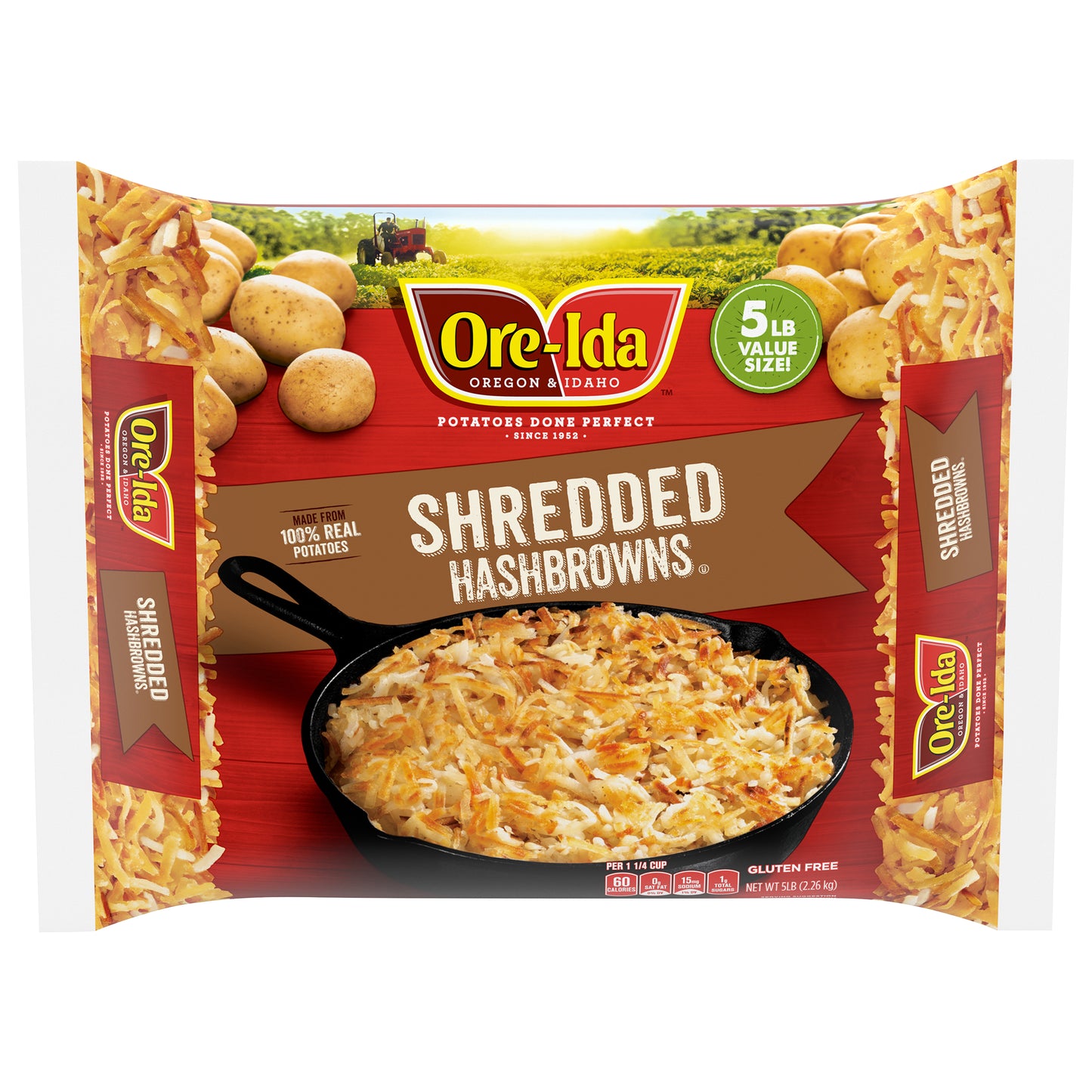 Ore-Ida™ Shredded Hash Brown Potatoes 5 lb. Bag