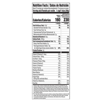 Reese's Puffs, Chocolatey Peanut Butter Cereal, 16.7 OZ Large Size Box