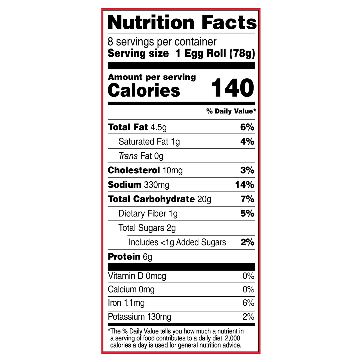 Pagoda Chicken Egg Rolls 22 oz