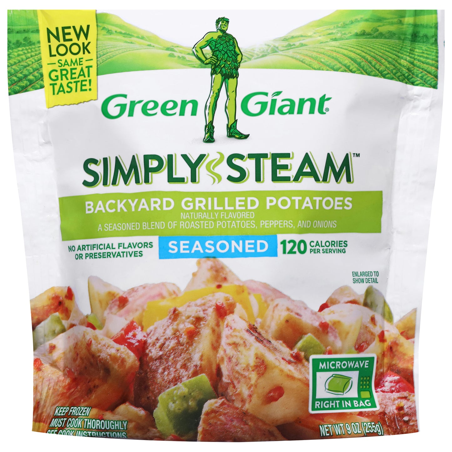 Green Giant Simply Steam Backyard Grilled Seasoned Potatoes 9 oz