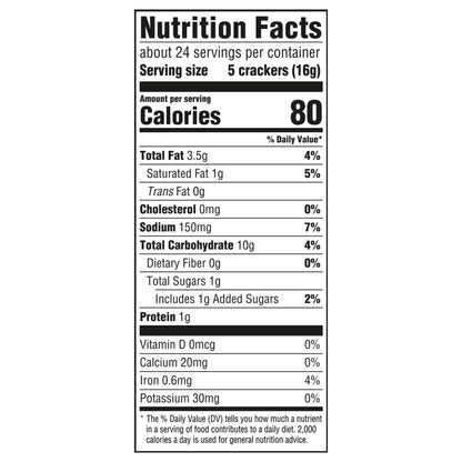 RITZ Roasted Vegetable Crackers, 13.3 oz