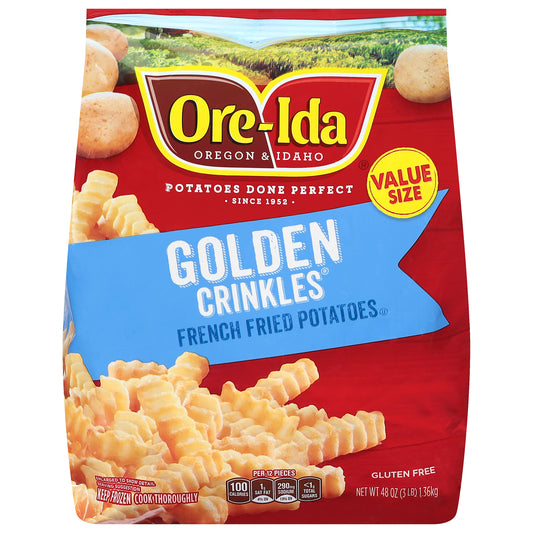 Ore-Ida Value Size Golden Crinkles French Fried Potatoes 48 oz