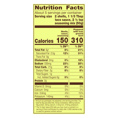 Old El Paso Stand 'N Stuff Taco Dinner Kit, 8.8 oz.