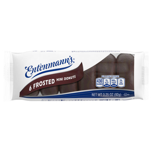 Entenmann's Frosted (Individual) Mini Donuts, 6 count, 3.25 oz