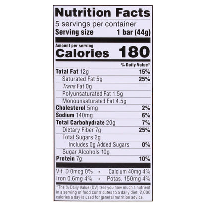 Atkins Caramel Chocolate Nut Roll Snack Bar 5 - 1.55 oz Bars