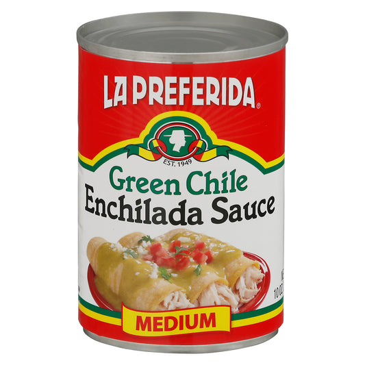 La Preferida Medium Green Chili Enchilada Sauce 10 oz