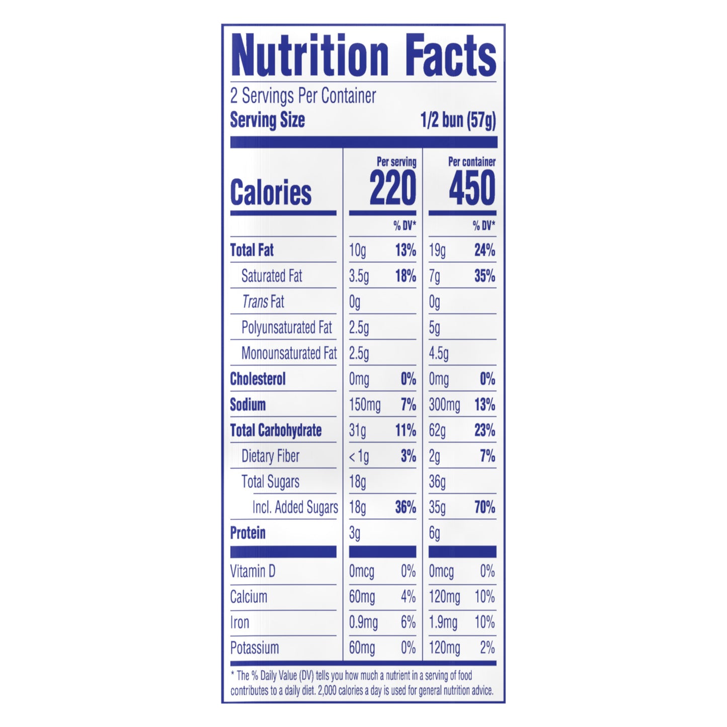 Entenmann's Iced Honey Bun, Individual, 4 oz
