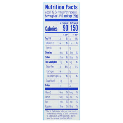 Pillsbury Zero Sugar Chocolate Fudge Brownie Mix 12.35 oz