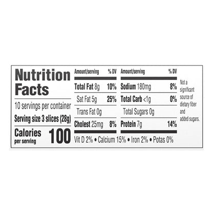 Food Club Cracker Cut Pepper Jack Cheese 30 ea