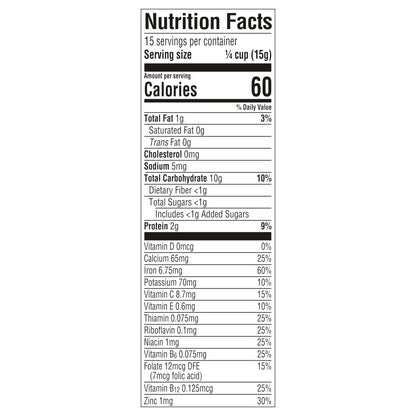 Gerber 1st Foods Cereal for Baby Grain and Grow Baby Cereal, Oatmeal, 8 oz Canister 8 oz.