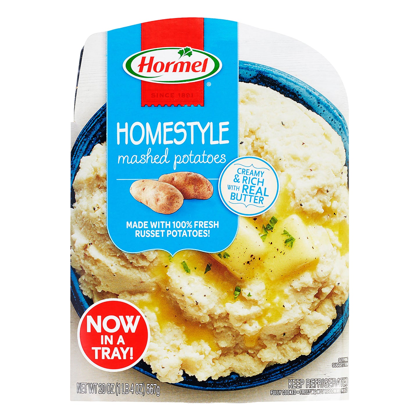Hormel® Homestyle Mashed Potatoes 20 oz. Tray