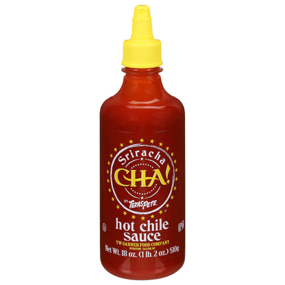CHA! by Texas Pete Sriracha Hot Chile Sauce 18 oz