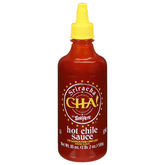 CHA! by Texas Pete Sriracha Hot Chile Sauce 18 oz