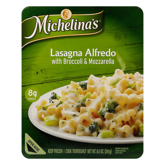 Michelina’s Lasagna Alfredo with Broccoli and Mozzarella 8.5 oz