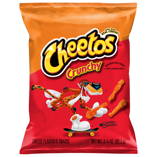 Cheetos Crunchy Cheese Flavored Snacks 3 1/4 Oz