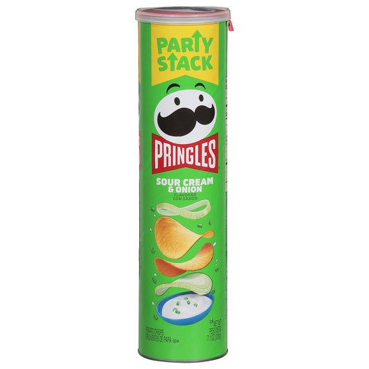 Pringles Sour Cream & Onion Potato Crisps 7.1 oz
