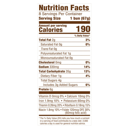 Sara Lee Artesano Bakery Rolls, 8 count, 19 oz