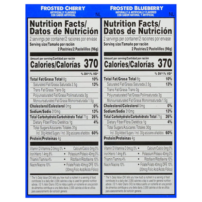 Pop-Tarts Frosted Strawberry/Frosted Cherry/Frosted Blueberry Toaster Pastries Variety Pack 12 ea