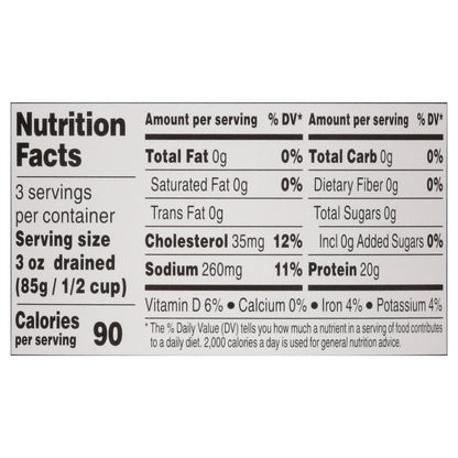 Food Club Chunk Light Tuna In Water 12 oz