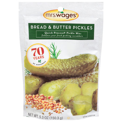 Mrs. Wages Bread & Butter Pickles 5.3 oz