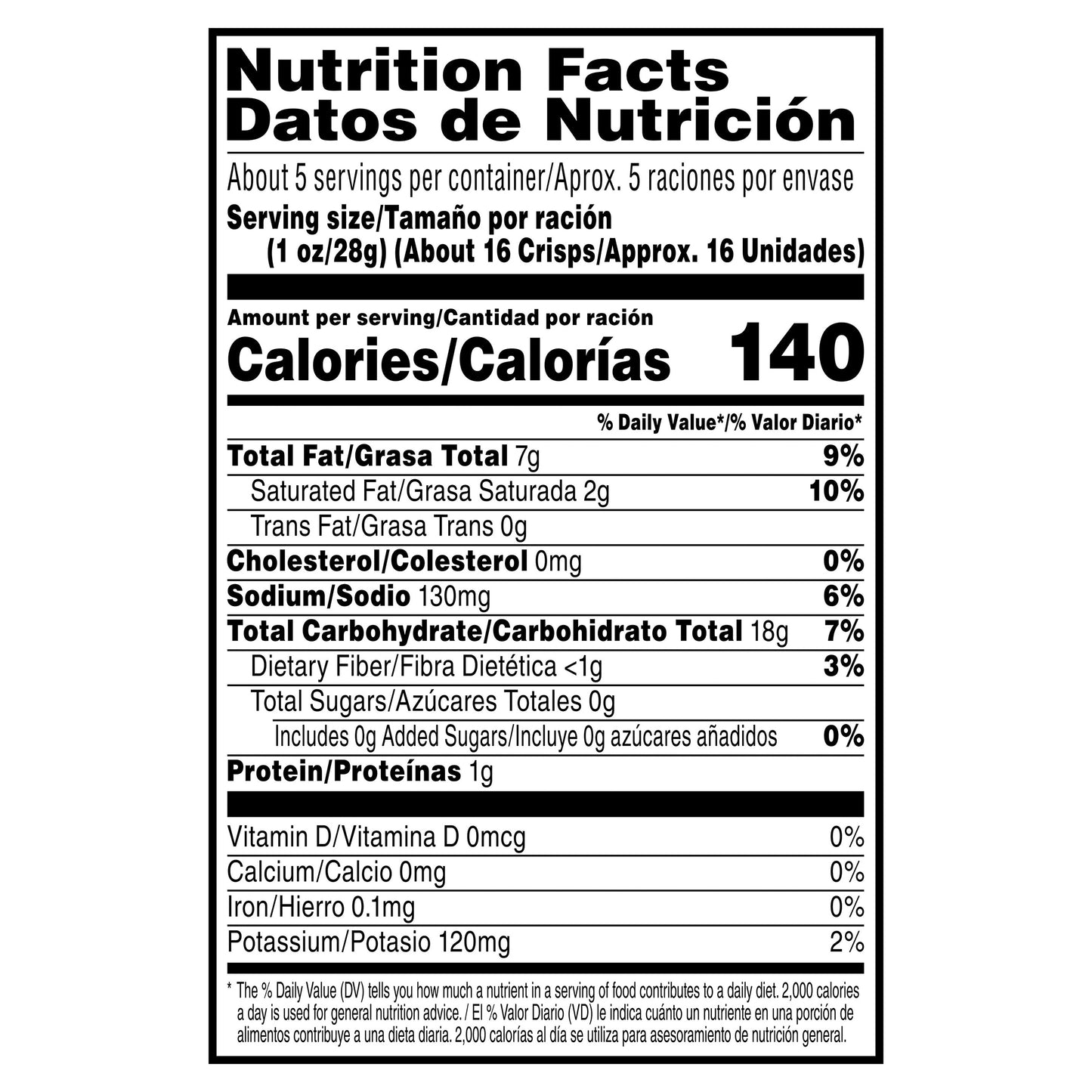 Pringles Reduced Fat Original Potato Crisps 4.9 oz