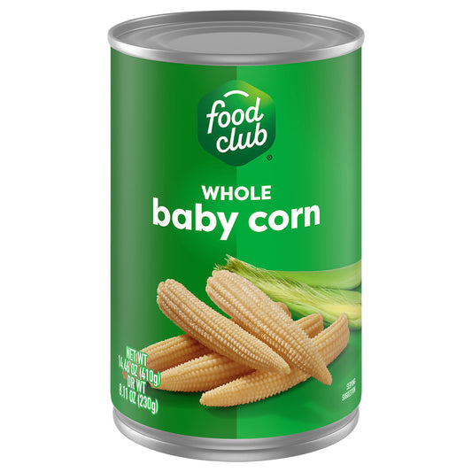 Food Club Whole Baby Corn 14.46 oz