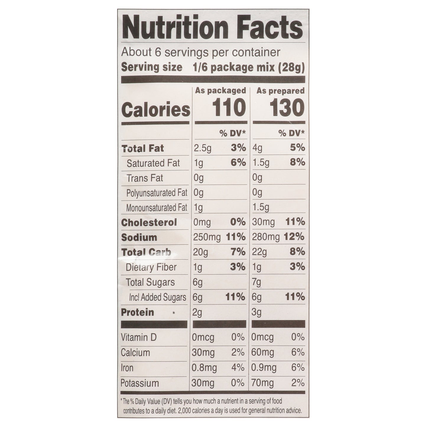 Food Club Yellow Cornbread Mix 6 oz