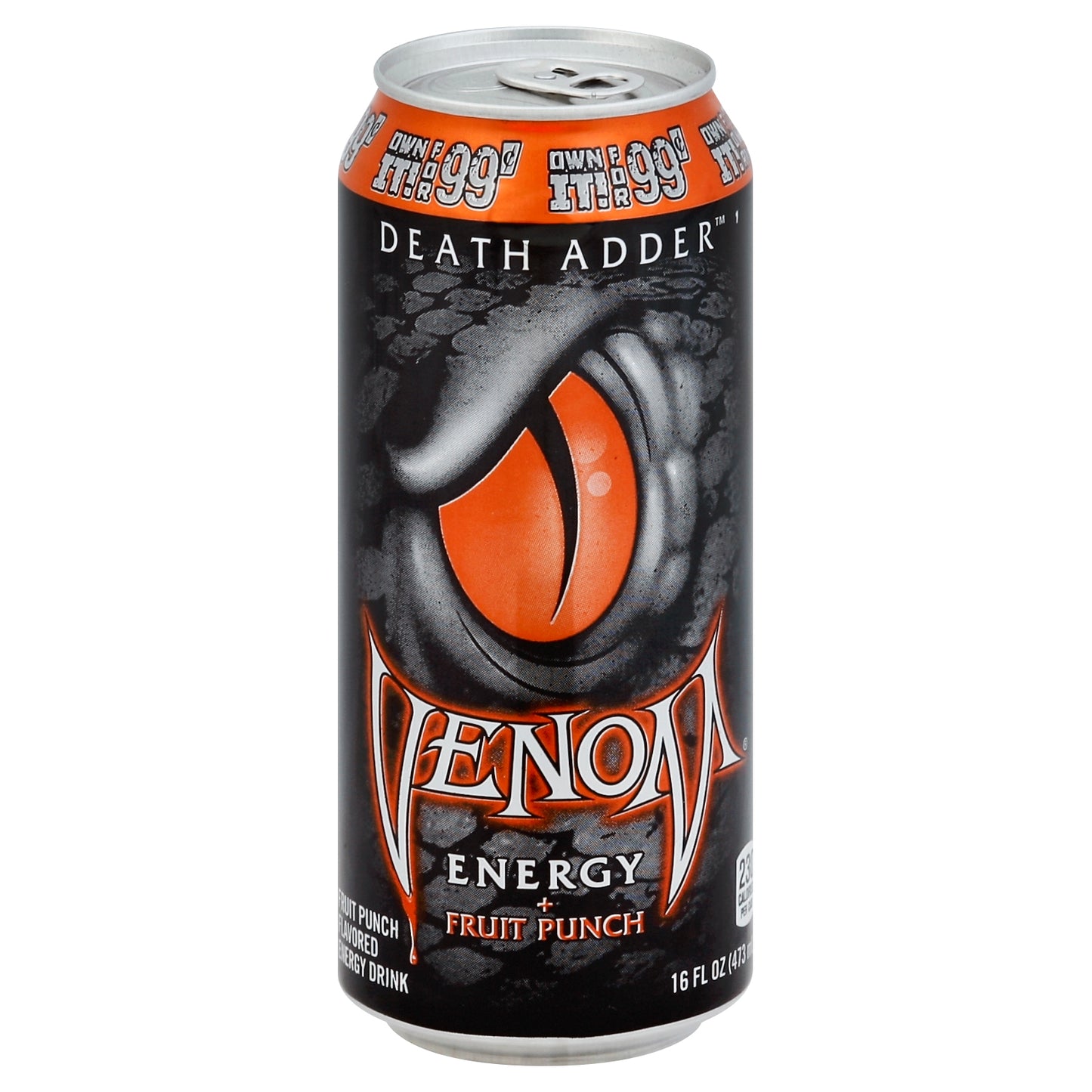 Venom Energy Drink 16 oz - DEATH ADDER