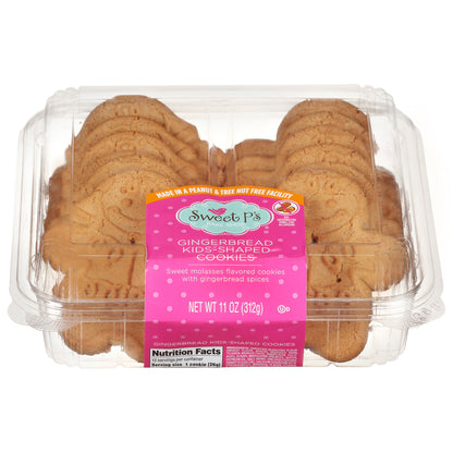 Sweet P's Bake Shop Gingerbread Kids-Shaped Cookies 11 oz