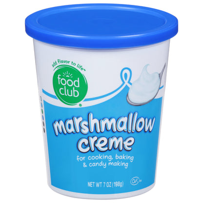 Food Club Marshmallow Creme 7 oz