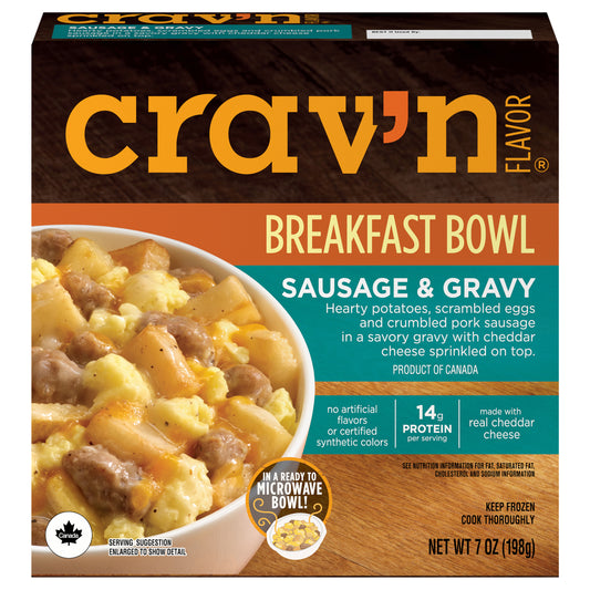 Crav'n Flavor Sausage & Gravy Breakfast Bowl 7 oz