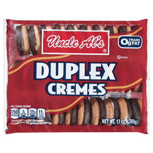 Uncle Al's Duplex Cremes Cookies 13 oz