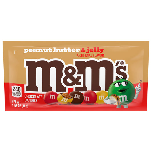 M&M’S Peanut Butter & Jelly Candy Bag Share Size Pack