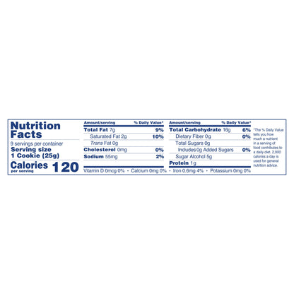 VOORTMAN Bakery Zero Sugar Shortbread Cookies 8 oz