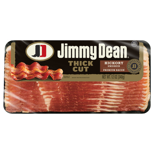 Jimmy Dean Premium Hickory Smoked Thick Cut Bacon, 12 oz