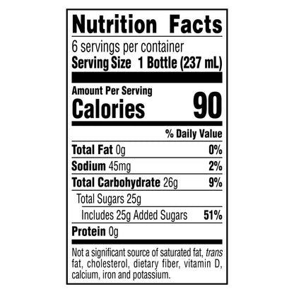 Sprite Glass Bottles, 8 fl oz, 6 Pack