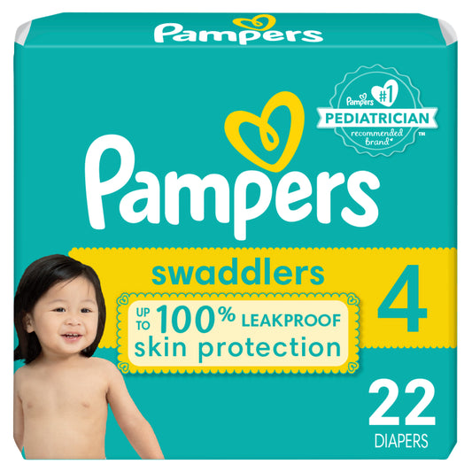 Pampers Swaddlers Active Baby Diaper Size 4 22 Count