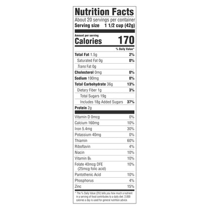 Malt O Meal Super Size Tootie Fruities Cereal 30 oz