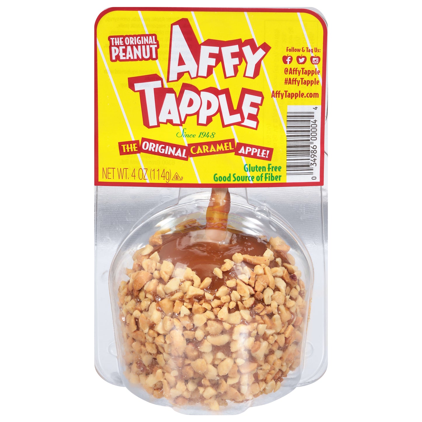 Affy Tapple The Original Peanut Caramel Apple 4 oz