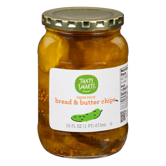 That's Smart! Fresh Pack Bread & Butter Chips Pickles 16 oz