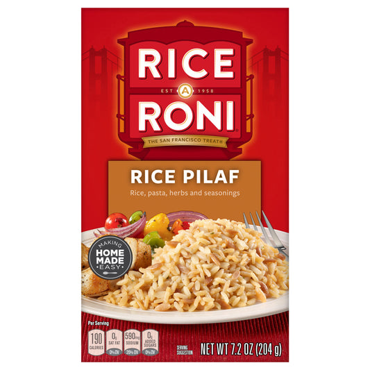 Rice A Roni Rice Pasta Rice Pilaf 7.2 Oz
