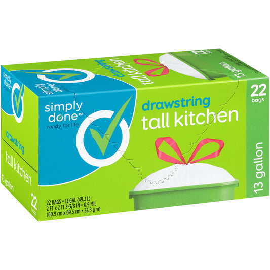 Drawstring Gallon Tall Kitchen Bags